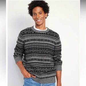 Old Navy men's SoSoft Fair Isle Sweater
